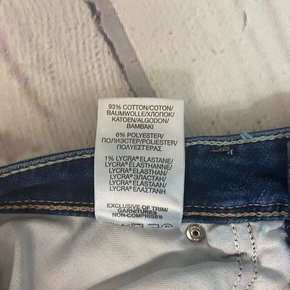 Silver Jeans 'Sam' Women's Size 25 (26 x 28) Straight leg Low Rise Distressed - Picture 12 of 13